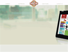 Tablet Screenshot of frontlinemarketing.net